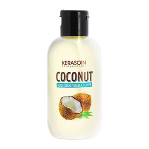 Huile s&egrave;che corps visage et cheveux Coconut