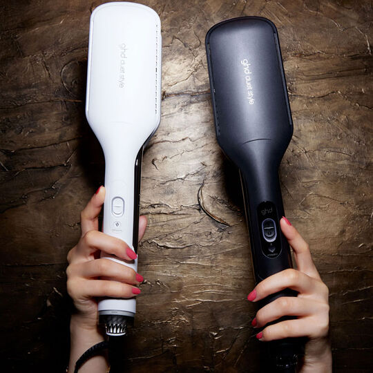 Lisseur s&eacute;chant Duet Style blanc