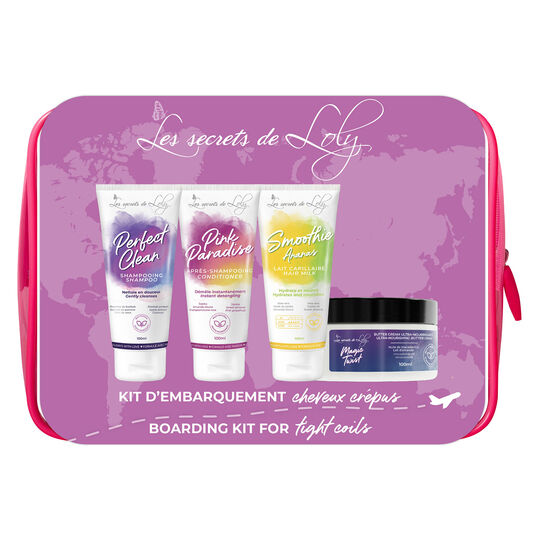 Kit d'embarquement cheveux crépus