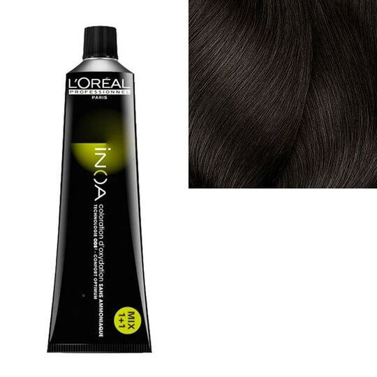 Inoa Coloration sans ammoniaque 5.32 ch&acirc;tain clair dor&eacute; iris&eacute;