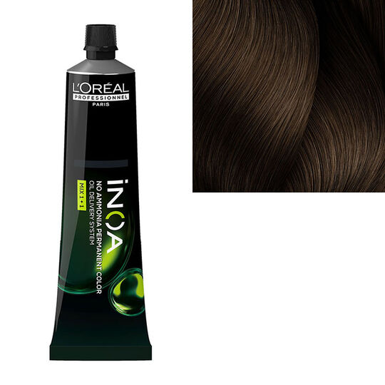 Coloration sans ammoniaque Inoa 6.23 blond fonc&eacute; iris&eacute; dor&eacute;