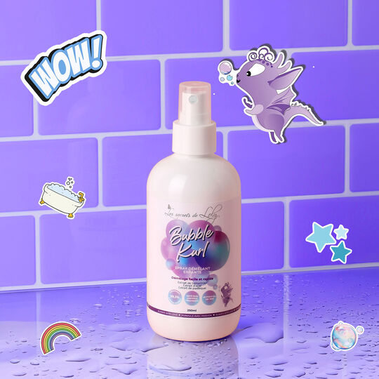 Spray d&eacute;m&ecirc;lant enfant Bubble Kurl