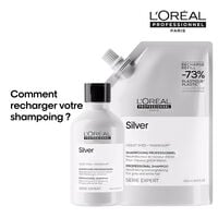 Shampooing d&eacute;jaunissant Silver recharge 500ml