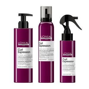 Trio coiffant pour cheveux bouclés à frisés Curl Expression,  Trio coiffant pour cheveux bouclés à frisés Curl Expression