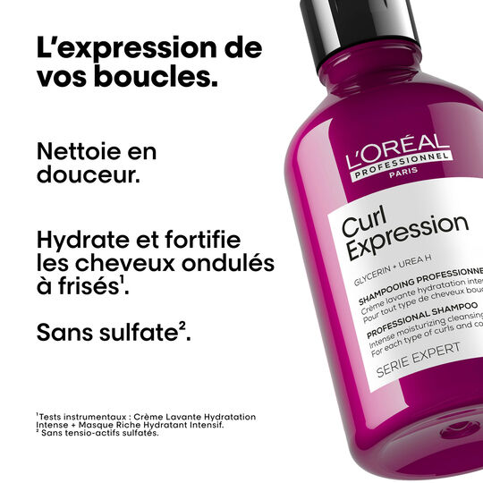 Shampooing cr&egrave;me lavante Curl Expression - Hydratant intensif 300ml