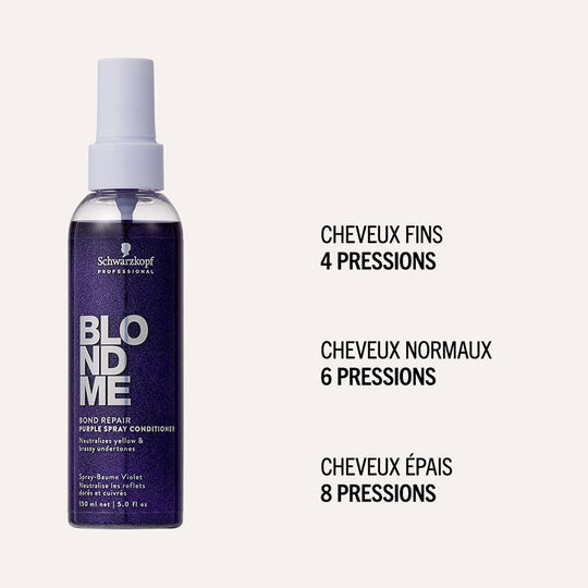 Spray-baume violet Blondme Bond Repair Neutralisant