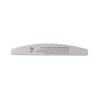 Lime &agrave; ongles 2 faces lavable demi-lune 180/180 zebra pour ongles artificiels