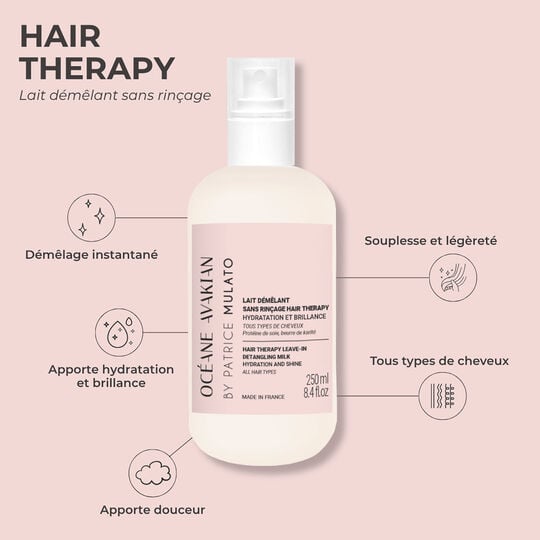 Lait démêlant sans rinçage Hair Therapy