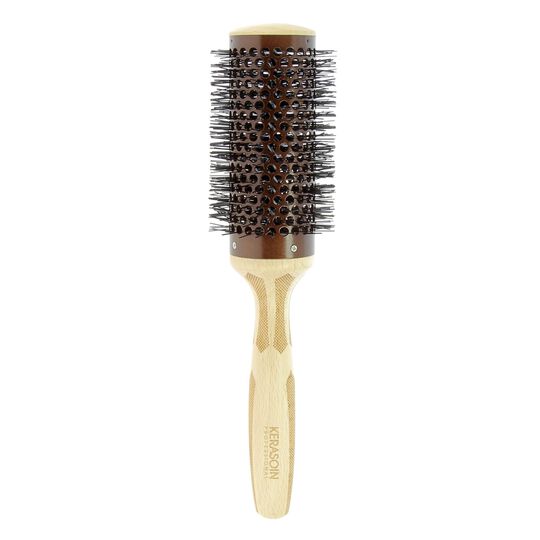 Brosse à brushing céramique et bois 45 mm,  Brosse à brushing céramique et bois 45 mm