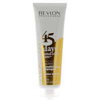2 en 1 Shampooing et soin cheveux color&eacute;s 45 Days dor&eacute; golden blondes