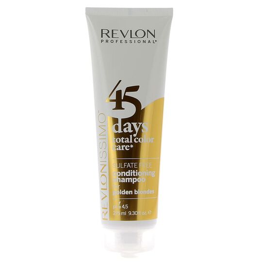 2 en 1 Shampooing et soin cheveux color&eacute;s 45 Days dor&eacute; golden blondes