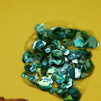 Gel holographique à grosses paillettes Moon Glitter vert