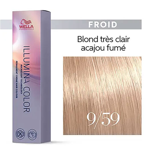 Illumina color 9/59 blond tr&egrave;s clair acajou fum&eacute;