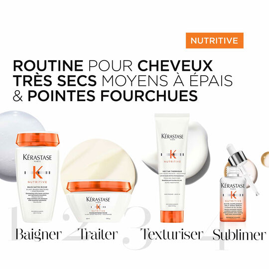Routine Nutritive cheveux &eacute;pais