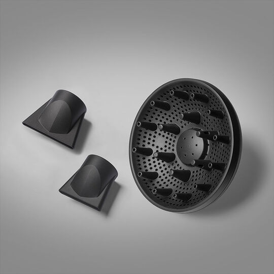 Sèche cheveux Falco noir et argent,  Sèche cheveux Falco noir et argent