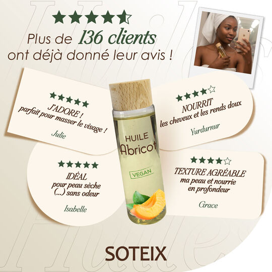 Huile de noyau d'abricot