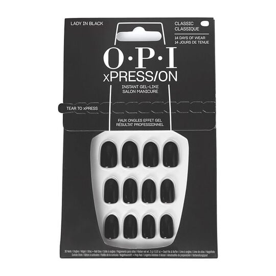 Faux ongles xpress/on lady in black