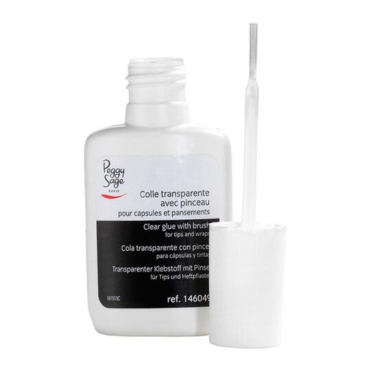 Colle transparente pour capsules et pansements avec pinceau 14,17g