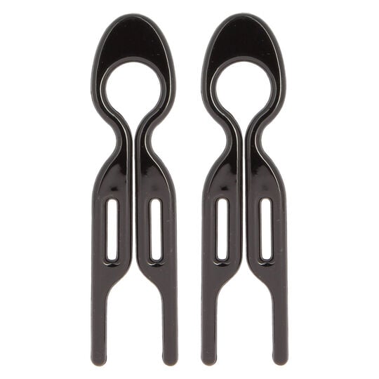 &Eacute;pingles &agrave; chignon noires