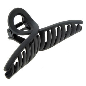 Pince croco plastique infini noire,  Pince croco plastique infini noire