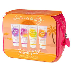 Travel kit routine cheveux fris&eacute;s