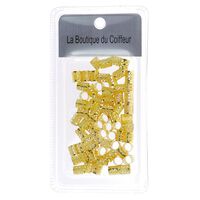 Anneaux bijoux cheveux doré petit modèle,  Anneaux bijoux cheveux doré petit modèle