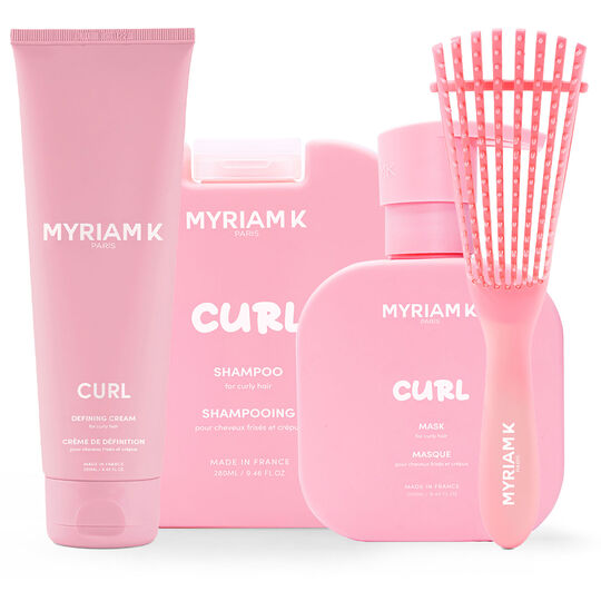 Rituel pour cheveux boucl&eacute;s