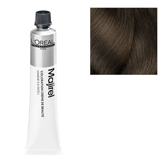 Coloration permanente Majirel 5.3 châtain clair doré