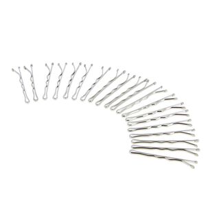 Pince guiche ondulée 4cm argentées