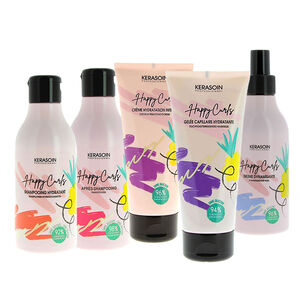 Routine cheveux boucl&eacute;s Happy Curls