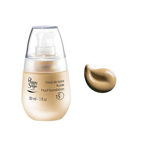 Fond de teint fluide beige dor&eacute;
