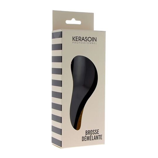 Brosse à cheveux démêlante noire,  Brosse à cheveux démêlante noire