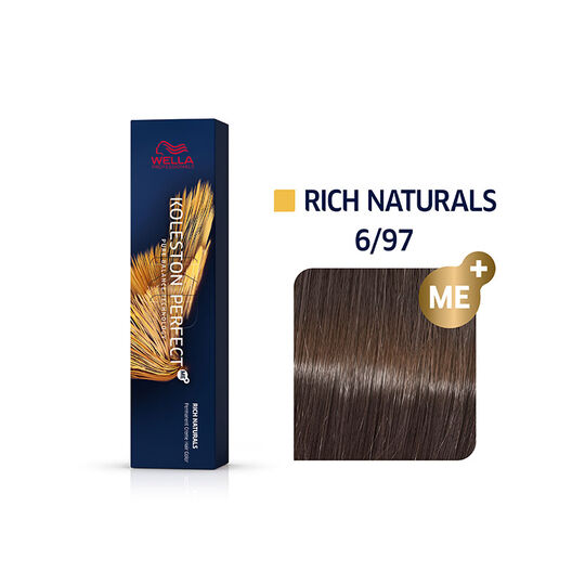 Coloration permanente Koleston Perfect Me+ 6/97 blond foncé fumé marron