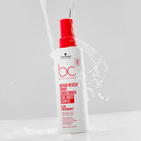 Spray-baume cheveux ab&icirc;m&eacute;s BC Repair Rescue 400 ml