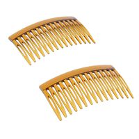 Peigne ornement moyen marron