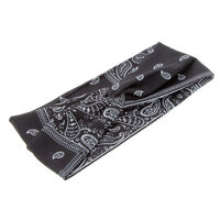 Bandeau façon bandana Noir,  Bandeau façon bandana Noir