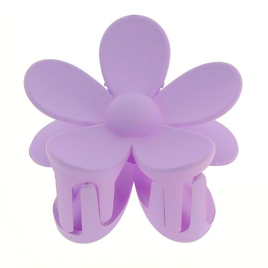 Pince croco fleur lila