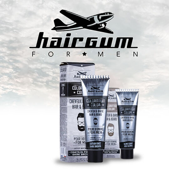 Coloration pour homme cheveux & barbe 4 châtain