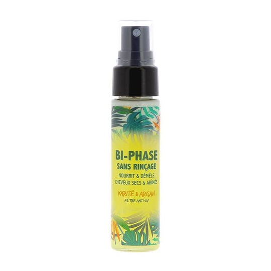 D&eacute;m&ecirc;lant bi-phase &agrave; l'argan et au karit&eacute; 30ml