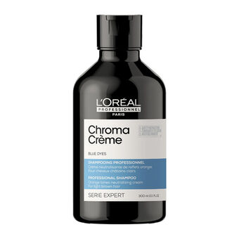 Shampooing neutralisant pour cheveux bruns Chroma Crème bleu