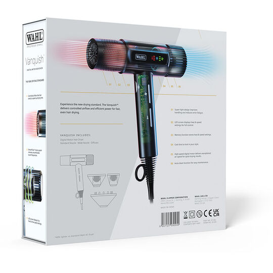 S&egrave;che-cheveux Vanquish noir