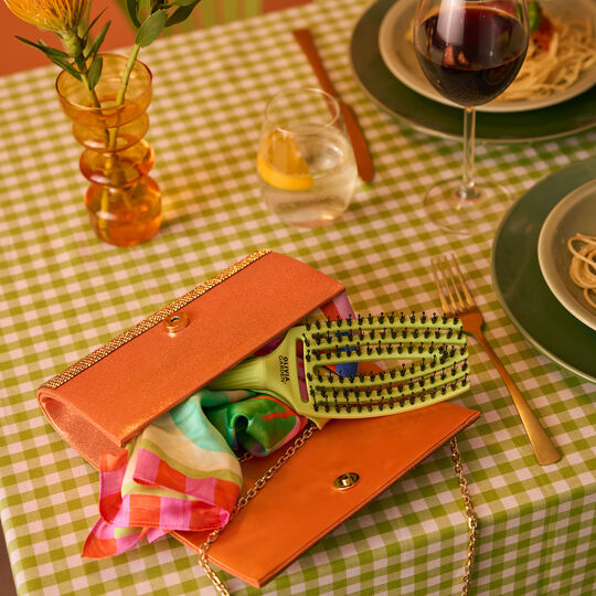 Brosse d&eacute;m&ecirc;lante Fingerbrush &eacute;dition limit&eacute;e Dolce Vita green pistacchio