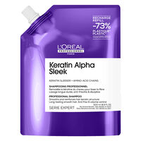 Shampooing disciplinant Keratin Alpha Sleek recharge 500 ml