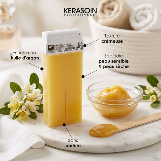 Cartouche de cire &agrave; &eacute;piler argan