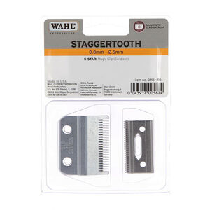 T&ecirc;te de coupe Staggertooth pour Wahl Magic Clip Cordless