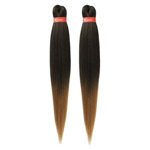 Cheveux à tresser pré-etirés 2 x 46" T1B / 27,  Cheveux à tresser pré-etirés 2 x 46" T1B / 27