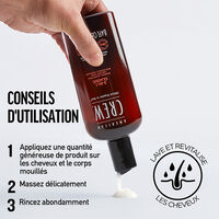 Shampooing soin et gel douche,  Shampooing soin et gel douche