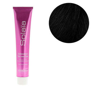 Coloration ton sur ton Solaïa 1.0 noir,  Coloration ton sur ton Solaïa 1.0 noir