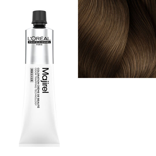 Coloration cr&egrave;me de beaut&eacute; Majirel 7.12 blond cendr&eacute; iris&eacute;
