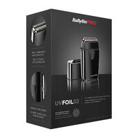 Rasoir double grille avec lumi&egrave;re d&eacute;sinfectante UVFOIL02